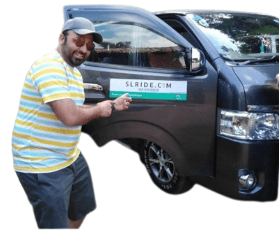 Sri Lanka private van hire — SL RIDE chauffeur with vehicle