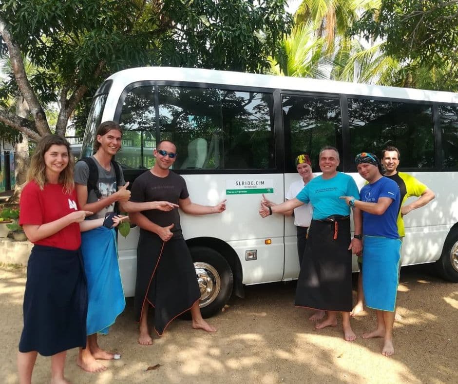 Bus hire Sri Lanka - group tour