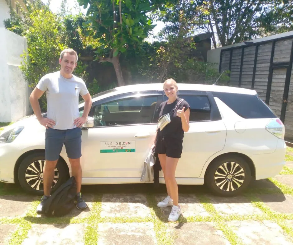 car with driver in sri lanka